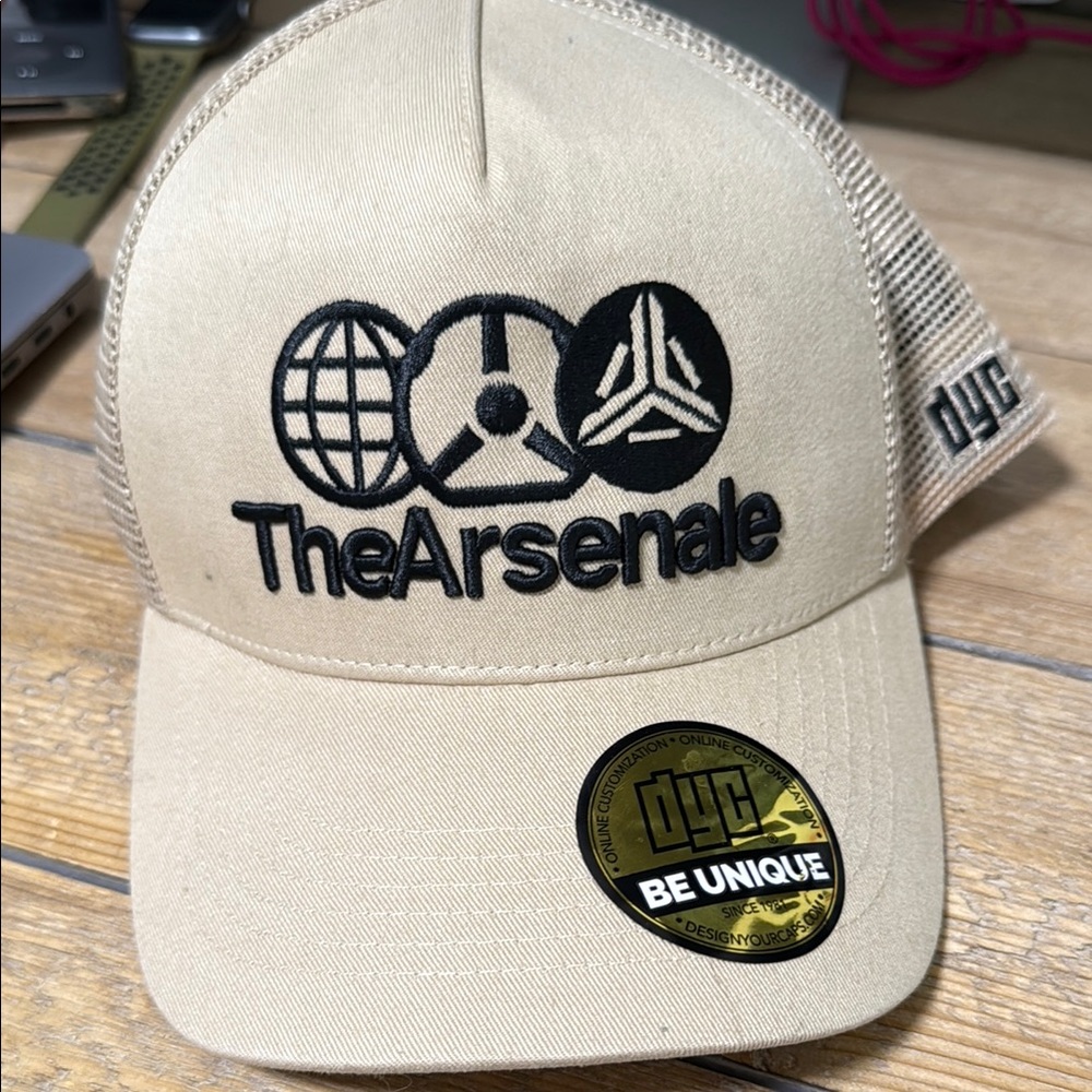 TheArsenale Beige Mesh Cap